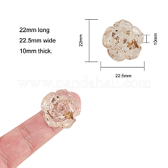 Кабошоны из полупрозрачной смолы&nbsp;RESI-CJ0004-05B