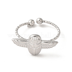 Кольца-манжеты в форме совы из нержавеющей стали 304&nbsp;X-RJEW-H136-01P