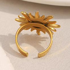 Кольца-манжеты из нержавеющей стали 304 с микропаве из кубического циркония для женщин&nbsp;LS-RJEW-C144-03G