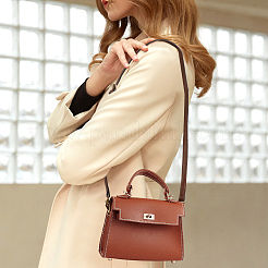 Регулируемые ручки сумки из воловьей кожи&nbsp;PURS-WH0005-65LG