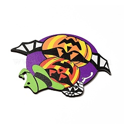 Большие подвески из дерева с односторонним принтом&nbsp;WOOD-I010-08B