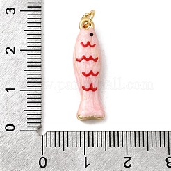 Латунь эмаль подвески&nbsp;KK-H092-08G-01