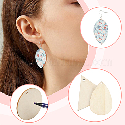 Деревянные большие подвески&nbsp;WOOD-SP0001-61