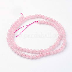 Природного розового кварца нитей бисера&nbsp;G-G735-59-4mm