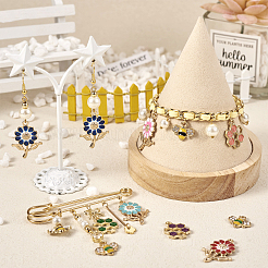 36шт 18 стиля подвески из сплава с эмалью&nbsp;ENAM-TA0001-62