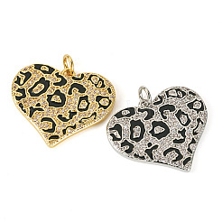 2 шт. 2 цвета латунные подвески с микропаве и кубическим цирконием&nbsp;KK-TA0002-20