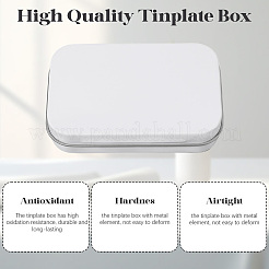 4 шт. железные шкатулки для хранения ювелирных изделий с откидной крышкой&nbsp;CON-SP0001-20D