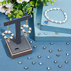 60шт 2 цвета латунные бусины&nbsp;KK-AR0002-82