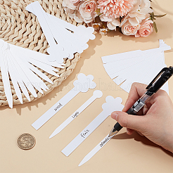 150 шт. 3 вида цветочных круглых тест-полосок для духов&nbsp;AJEW-CP0007-83