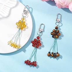 3 шт. подвеска из натурального сердолика&nbsp;HJEW-TA00424