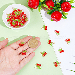 30 шт. подвески из вишневого стекла&nbsp;PALLOY-HY00111