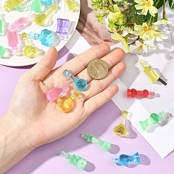 20 шт. прозрачных акриловых детских игрушек из драгоценных камней&nbsp;OACR-YW0003-91