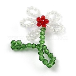 Кулоны ручной работы из бисера и стекла&nbsp;GLAA-I046-10B