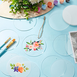 Акриловые большие подвески&nbsp;LS-MACR-WH0007-89A