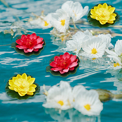 16 шт. 8 цвета искусственный лотос eva&nbsp;DIY-FH0010-33