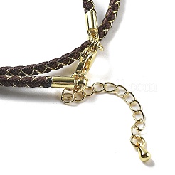 Изготовление плетеных ожерелий из полиэфирного шнура&nbsp;MAK-L043-03G-18