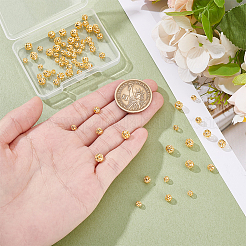 90шт 3 стиля латунные бусины&nbsp;KK-GA0002-19A