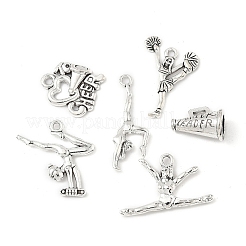 30 шт. 6 стиля подвески из сплава на тему черлидинга&nbsp;FIND-FP0001-34