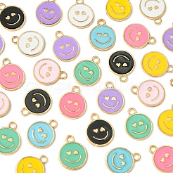 40шт 8 цвета сплава эмалевые подвески&nbsp;ENAM-FS0002-06