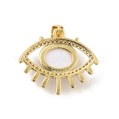 Латунные микро проложить кубического циркония подвески&nbsp;KK-B059-41G-A