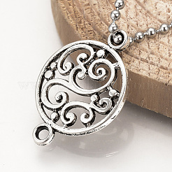 Соединители из сплава в тибетском стиле&nbsp;TIBE-Q077-10AS-RS