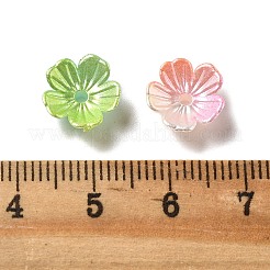 Акриловые колпачки для бусин градиентного цвета&nbsp;X-OACR-Z028-01