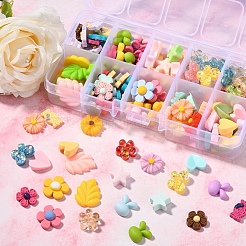 Кабошоны из непрозрачной смолы 10 стиль&nbsp;RESI-YW0001-12