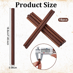 16 шт. палочки для поделок из орехового дерева&nbsp;WOOD-OC0004-27