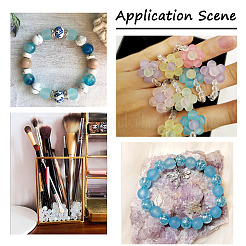 1160шт 4 размера прозрачные акриловые шариковые бусины&nbsp;FACR-PJ0001-03