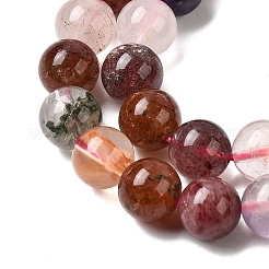 Натуральные кварцевые бусины супер семь нитей&nbsp;G-D359-B01-8mm