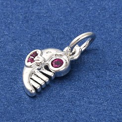 Латунные микро проложить кубического циркония подвески&nbsp;KK-D378-26S