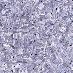 Прозрачные внутри цветные стеклянные бусины&nbsp;SEED-T007-13H