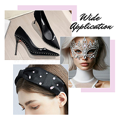 Акриловый кабошоны со стразами&nbsp;DIY-HS0001-63B