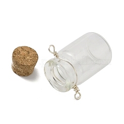 Подвески-соединители для бутылок из прозрачного стекла&nbsp;PALLOY-JF04409-02