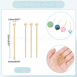 150 шт. штифты с шаровой головкой из нержавеющей стали 304&nbsp;STAS-UN0058-93D-G