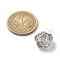 Подвески-звезды из прозрачного стекла&nbsp;PALLOY-JF02355