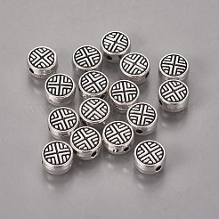 Сплавочные овальные бусины тибетского стиля &nbsp;X-LF0729Y-NF