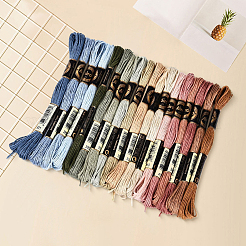 Полиэфирные нитки для вышивания&nbsp;OCOR-WH20074-13B-05C