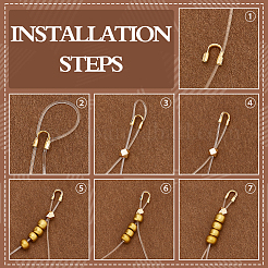 160шт защитная проволочная сетка из латуни 4 цветов&nbsp;KK-WR0001-51