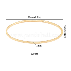 Латунные соединительные колечки&nbsp;KK-SC0001-24G