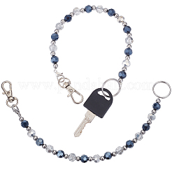 2шт стеклянный брелок&nbsp;HJEW-SC0002-26