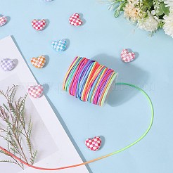 Сегментированный окрашенный круглый полиэстеровый эластичный шнур&nbsp;OCOR-WH20018-35B