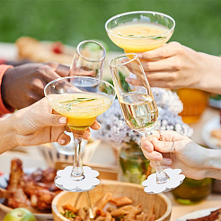 200 шт. картонные подвески для бокалов вина&nbsp;FIND-PH0028-11A