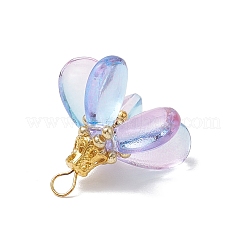 Окрашенные стеклянные подвески&nbsp;PALLOY-MZ00658-02