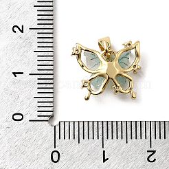 Латунные микро проложить кубического циркония подвески&nbsp;KK-H089-29G