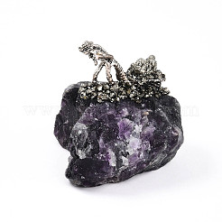 Скульптура из природного флюоритового кластера&nbsp;G-N347-03A