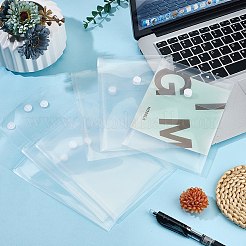 Прозрачные пластиковые конверты папки&nbsp;AJEW-DJ0004-59C