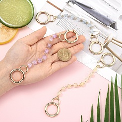 Стеклянные цепочки-удлинители для мешков&nbsp;HJEW-YW00101-01