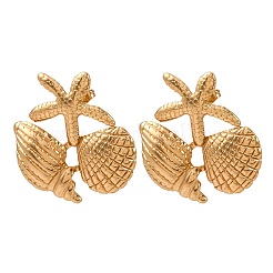 Серьги-гвоздики из нержавеющей стали 304&nbsp;EJEW-L304-07G