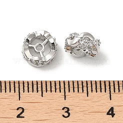 Стойки обшивки латунь кубического циркония бусы&nbsp;KK-K349-04P